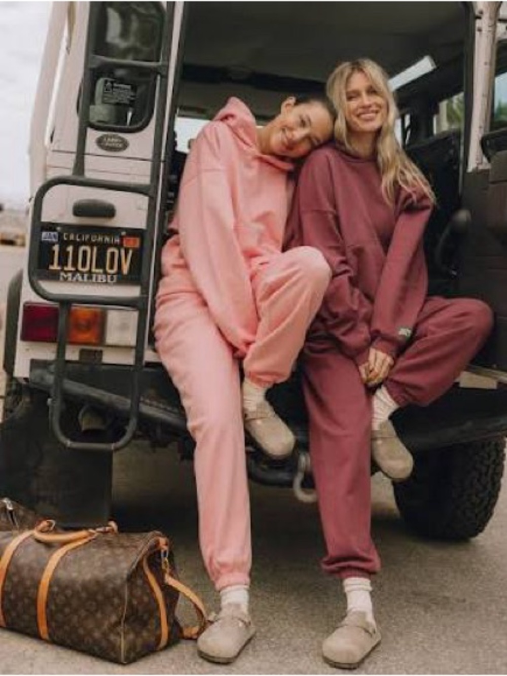 Daily Drills dusty rose joggers